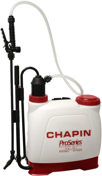 CHAPIN 61500 Backpack Sprayer for Fertilizer, 4 gal